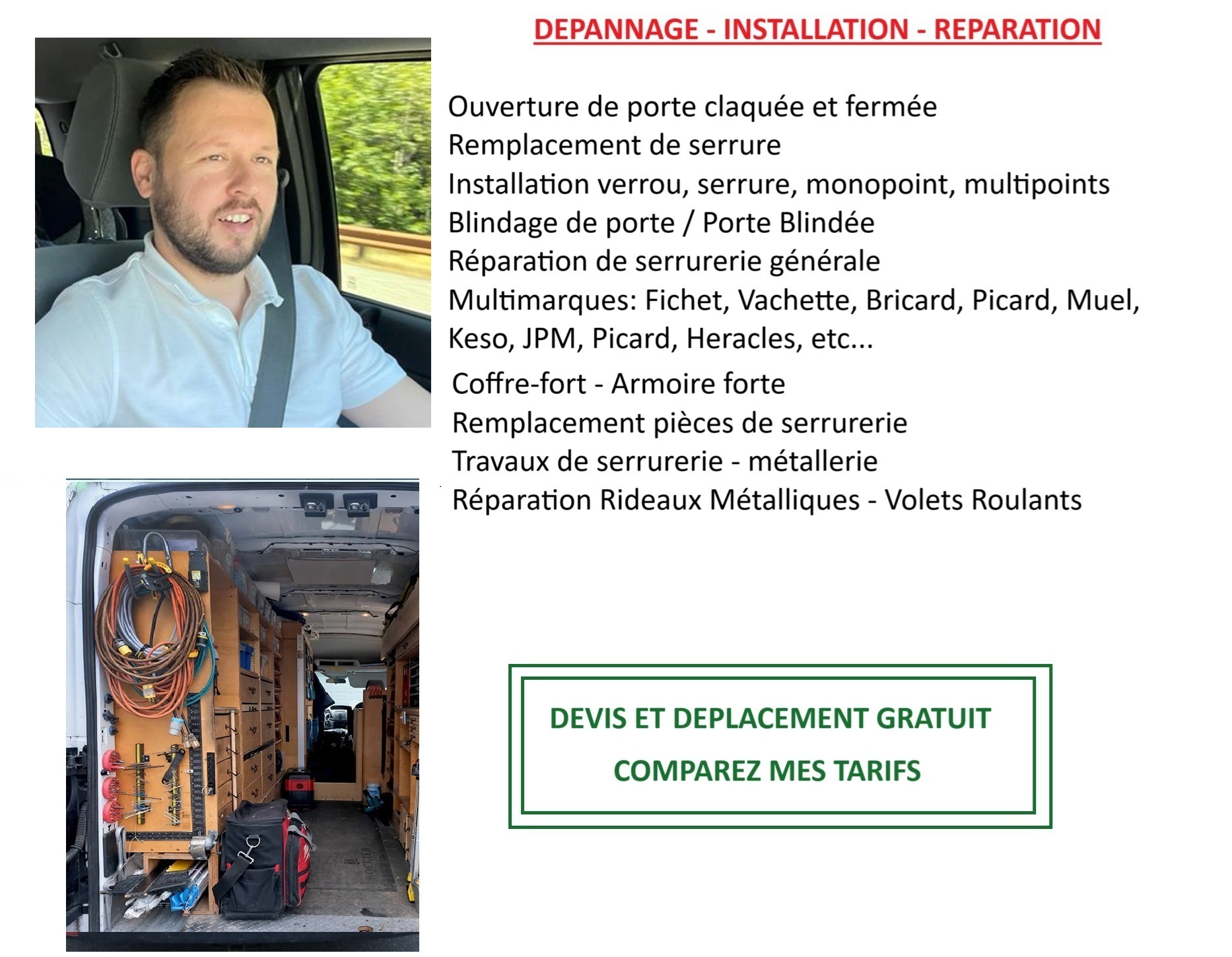 Serrurier en intervention